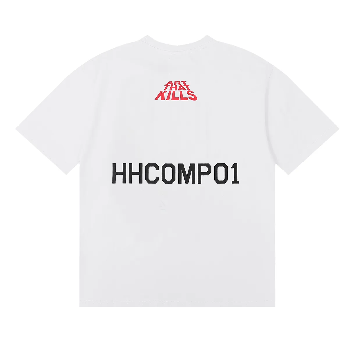 No. 6055, Meichao Gallery Dept ATK GRAFFITI art graffiti printing high quality double yarn pure cotton casual short-sleeved T-shirt batch 104 Color: black, white; Size: S M L XL